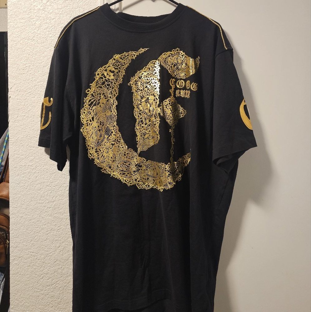 COOGI Black and Gold Short Sleeve Tee